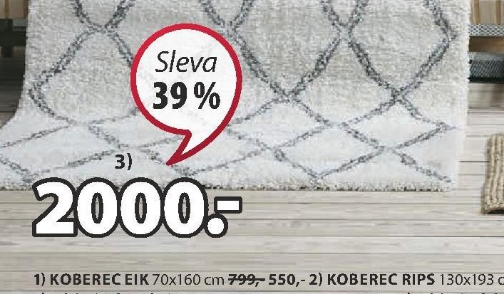 KOBEREC AKSFRYTLE 135x190 cm