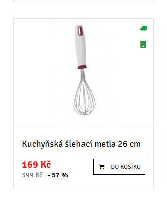 Kuchyňská šlehací metla 26 cm