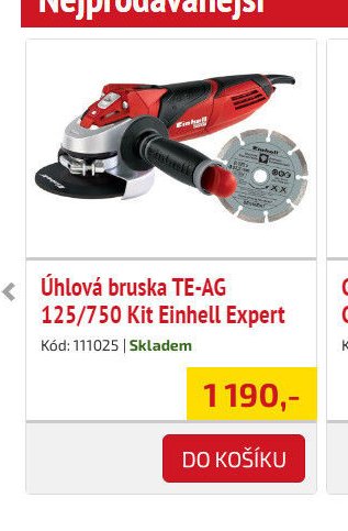Úhlová bruska TE-AG 125/750 Kit Einhell Expert