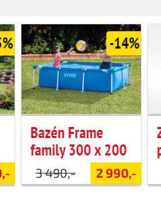 Bazén Frame family 300 x 200