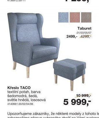 Křeslo TACO