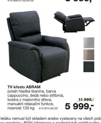 TV křeslo ABRAM