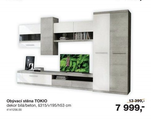Obývací stěna TOKIO
