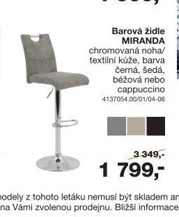 Barová židle MIRANDA