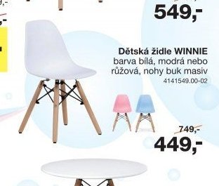 Dětská židle WINNIE