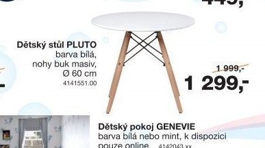 Dětský stůl PLUTO