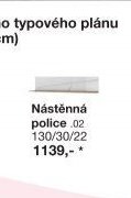 Nástěnná police .02