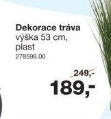 Dekorace tráva