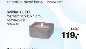 Svíčka s LED