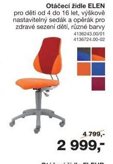 Otáčecí židle ELEN