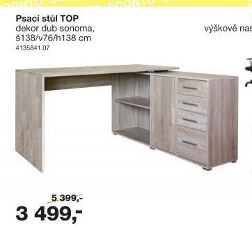 Psací stůl TOP