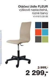 Otáčecí židle FLEUR