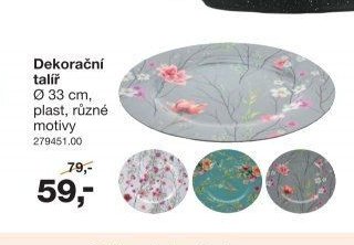 Dekorační talíř