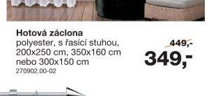 Hotová záclona
