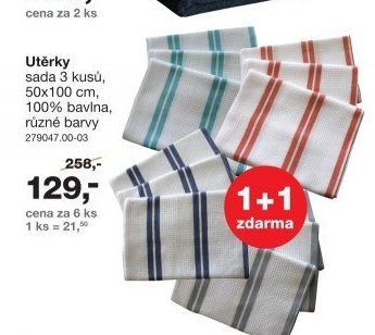 Utěrky sada 3 kusů