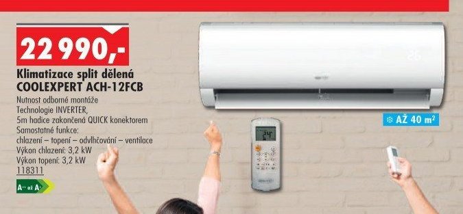 Klimatizace split dělená COOLEXPERT ACH-12FCB