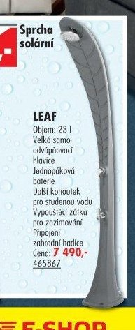 Sprcha solární LEAF