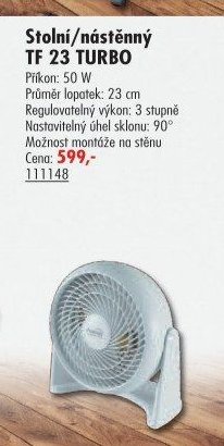 Stolní/nástěnný TF 23 TURBO