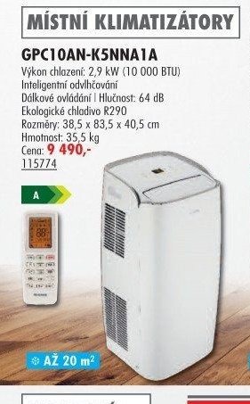 Místní klimatizace GPC10AN-K5NNA1A