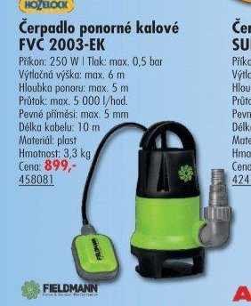 Čerpadlo ponorné kalové FVC 2003-EK
