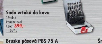 Sada vrtáků do kovu