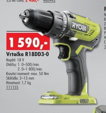 Vrtačka R18DD3-0