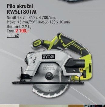 Pila okružní RWSL1801M
