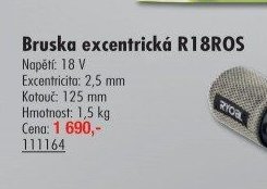 Bruska excentrická R18ROS