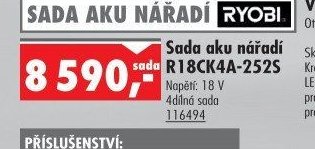 Sada aku nářadí R18CK4A-252S