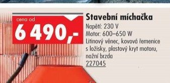 Stavební míchačka