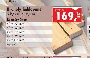 Hranoly hoblované