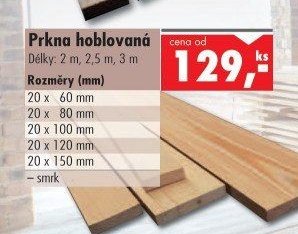 Prkna hoblovaná