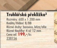 Truhlářská překližka
