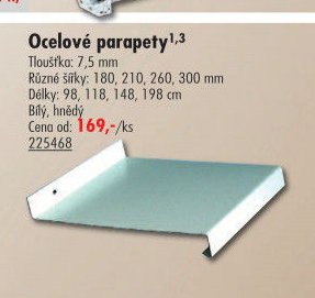 Ocelové parapety