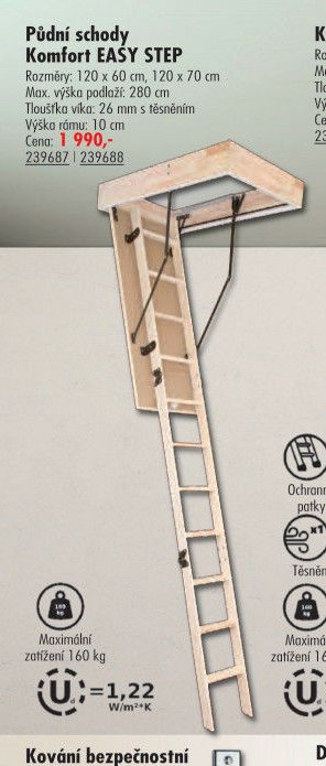 Půdní schody Komfort EASY STEP