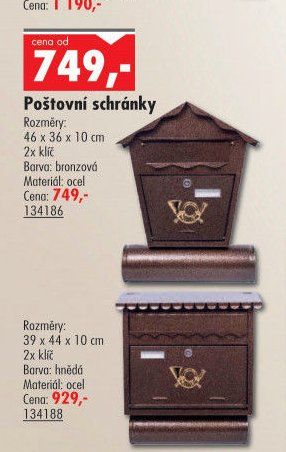 Poštovní schránky