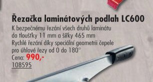 Rezačka laminátových podlah LC600