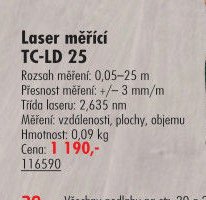 Laser měřící TC-LD 25