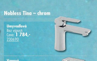 Nobless Tina - chrom Umyvadlová