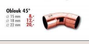 Oblouk 45°
