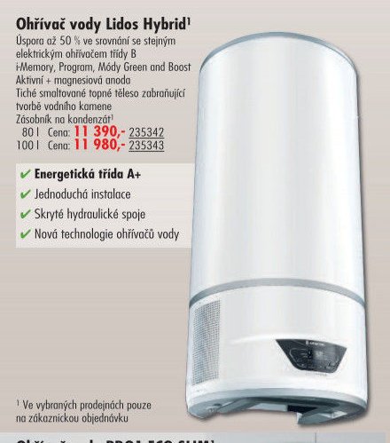 Ohřívač vody Lidos Hybrid