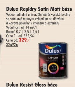 Dulux Rapidry Satin Matt báze