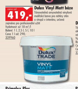Dulux Vinyl Matt báze