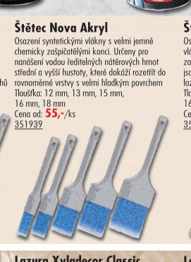 Štětec Nova Akryl