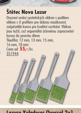Štětec Nova Lazur