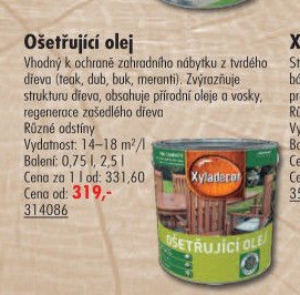 Ošetřující olej