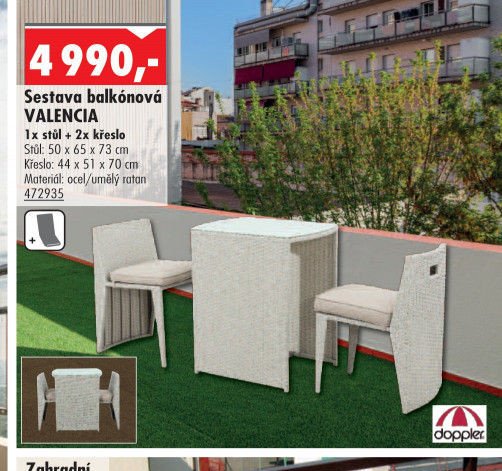 Sestava balkónová VALENCIA