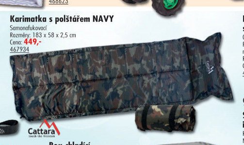 Karimatka s polštářem NAVY