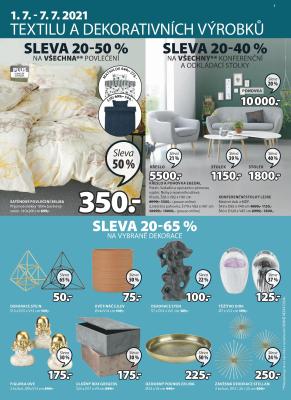 akční leták Jysk 1.7.2021-14.7.2021