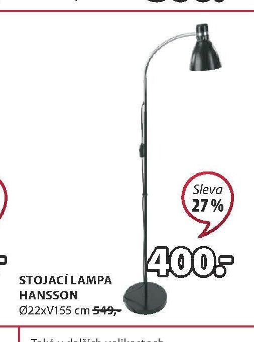 Stojací lampa HANSSON